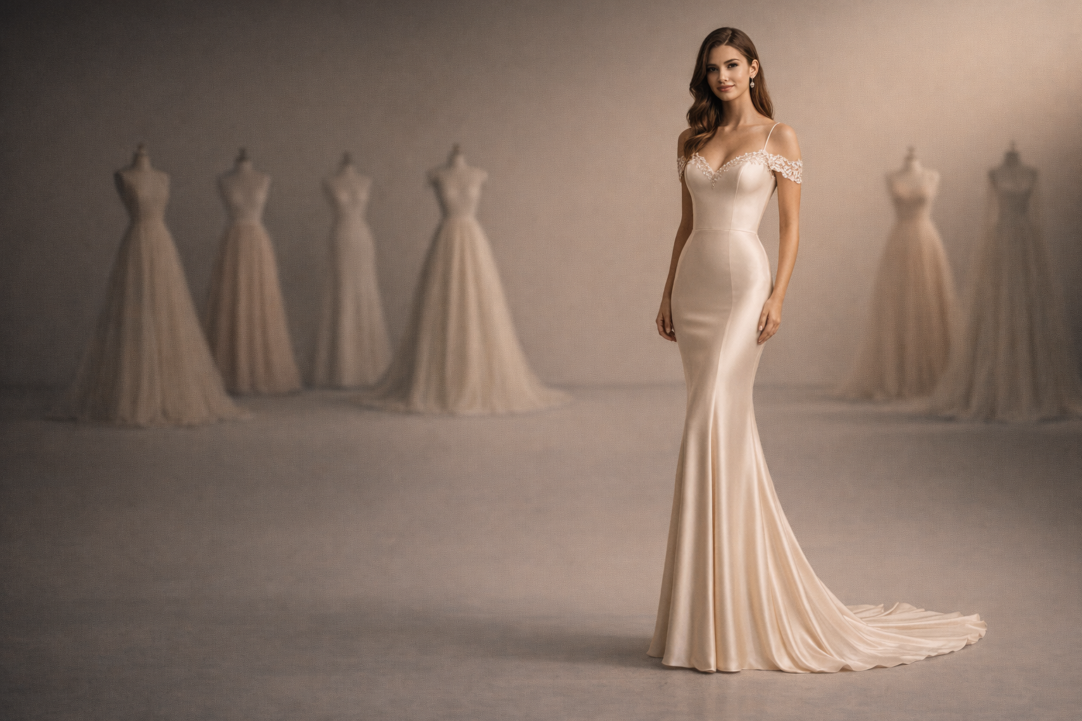 Formal dress silhouette by body type guide
